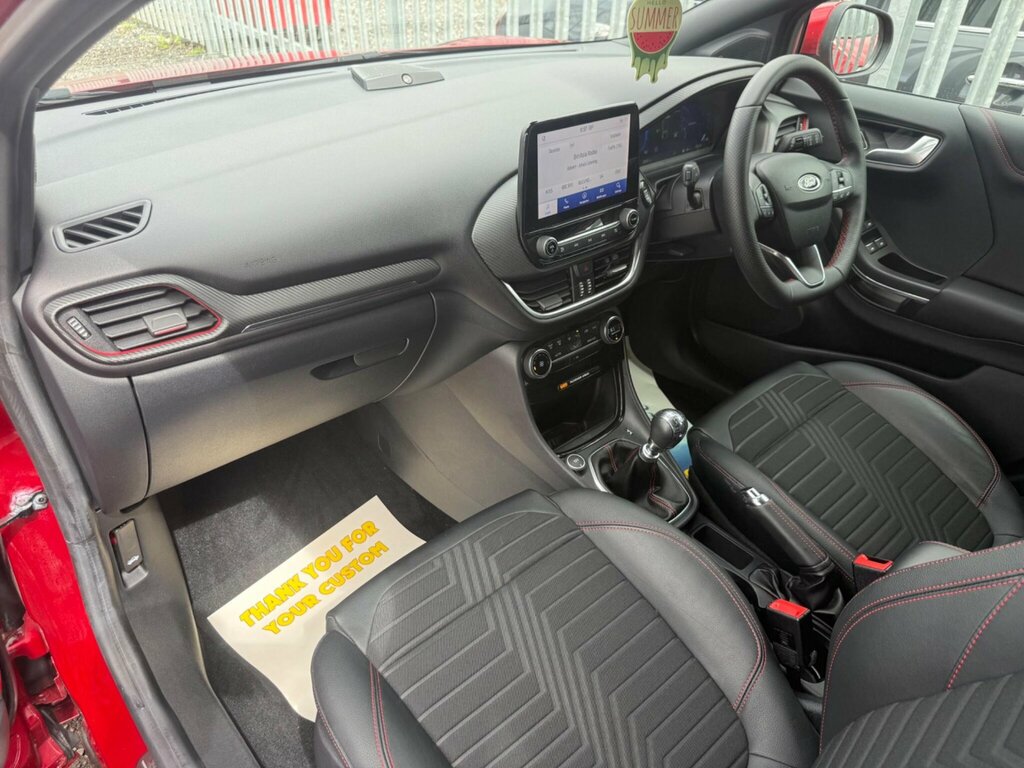 Ford Puma 1.0T Ecoboost Mhev St-line X Suv EO70AUK Red #2