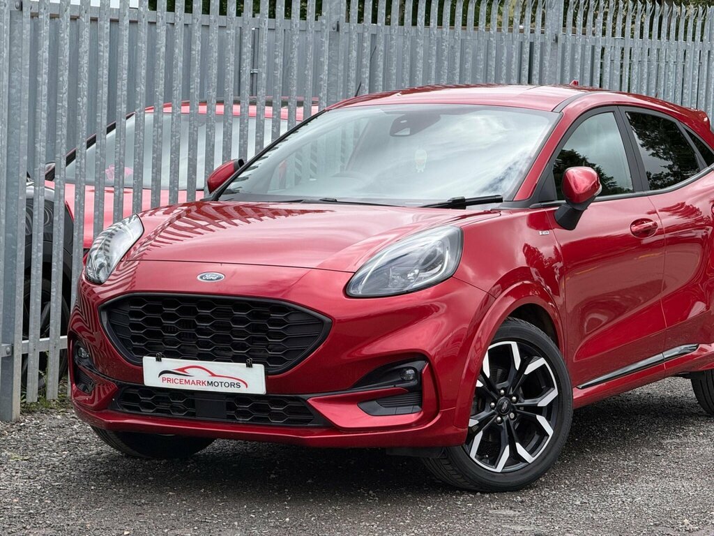 Ford Puma 1.0T Ecoboost Mhev St-line X Suv EO70AUK Red #6