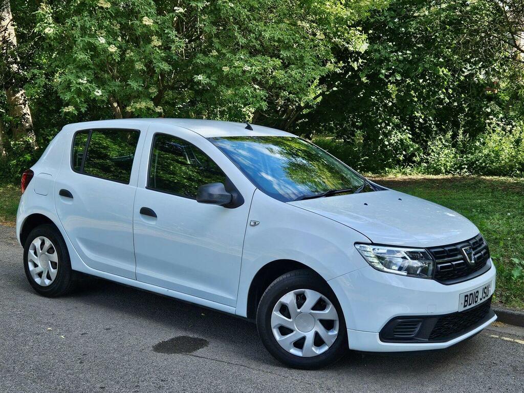 Dacia Sandero Hatchback 1.0 Sce Ambiance Euro 6 201818 BD18JSU White #4