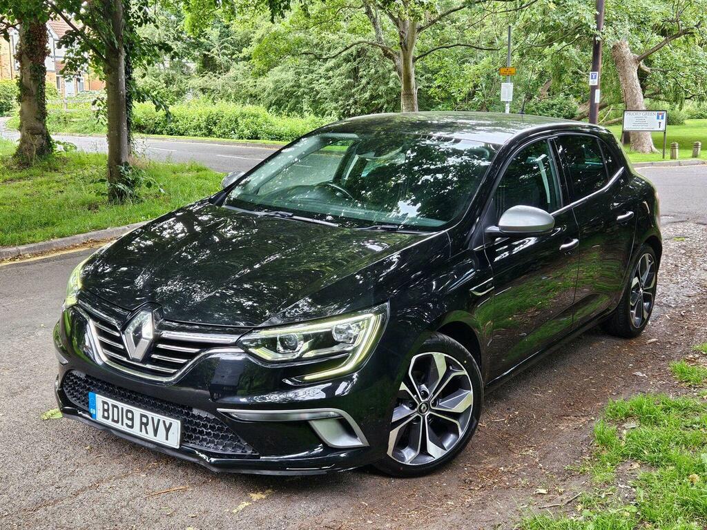 Renault Megane Hatchback 1.3 Tce Gt Line Euro 6 Ss 20191 BD19RVY Black #5