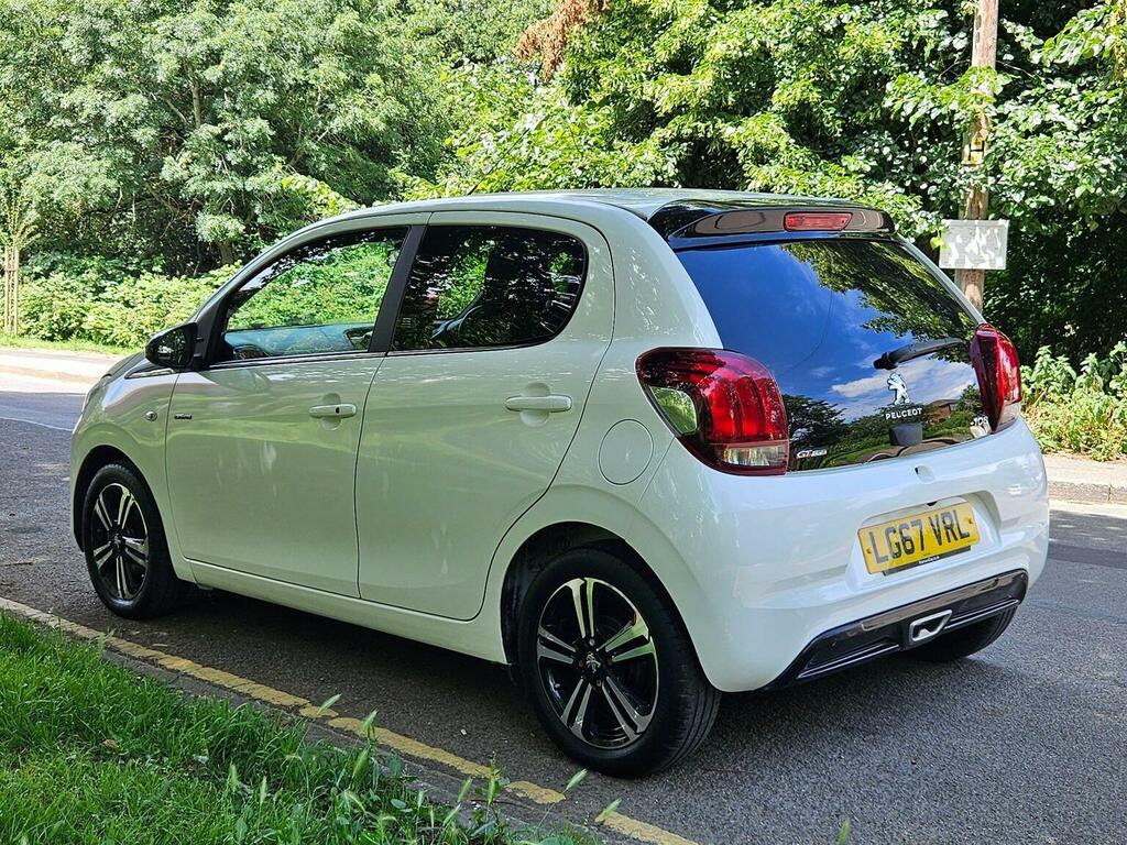 Peugeot 108 Hatchback 1.2 Puretech Gt Line Euro 6 201767 LG67VRL White #6