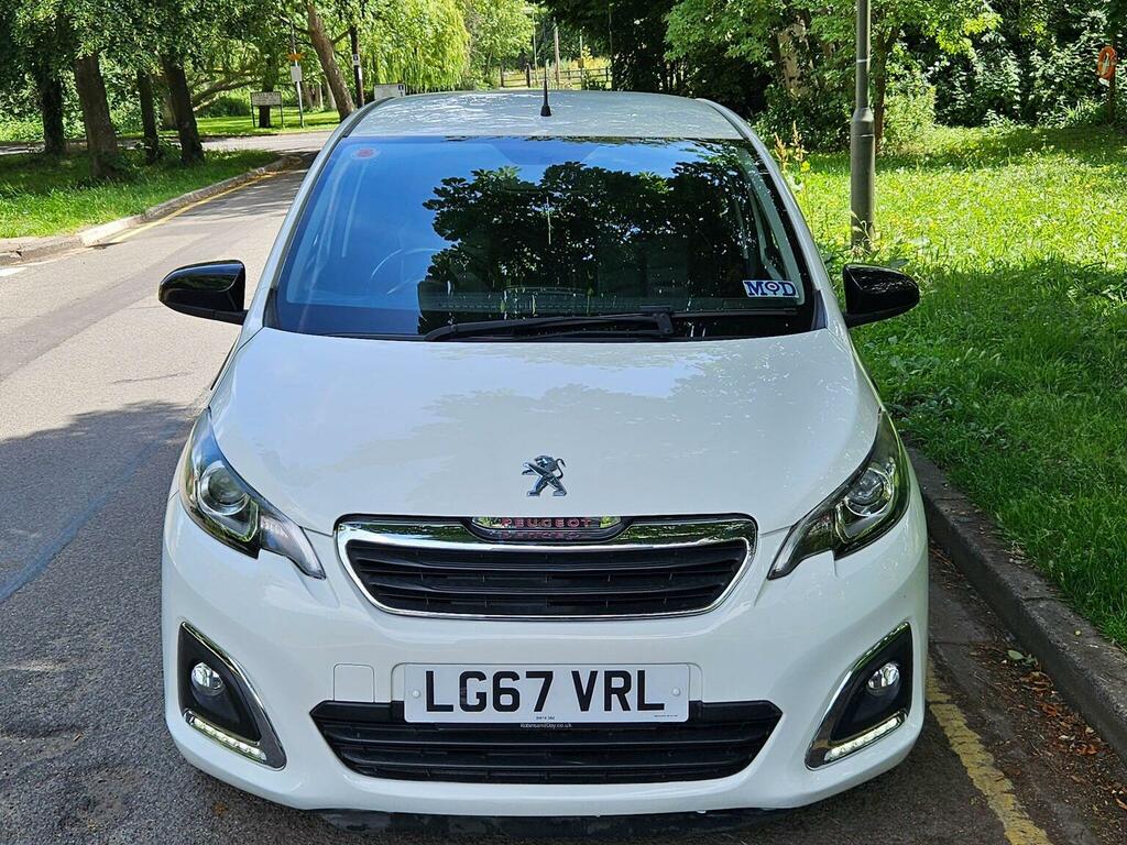 Peugeot 108 Hatchback 1.2 Puretech Gt Line Euro 6 201767 LG67VRL White #4