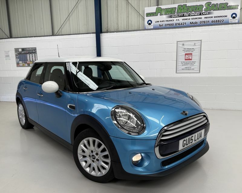 Mini Hatch 1.5D 116Bhp Chili Pack Euro 6 Ulez Complia Blue