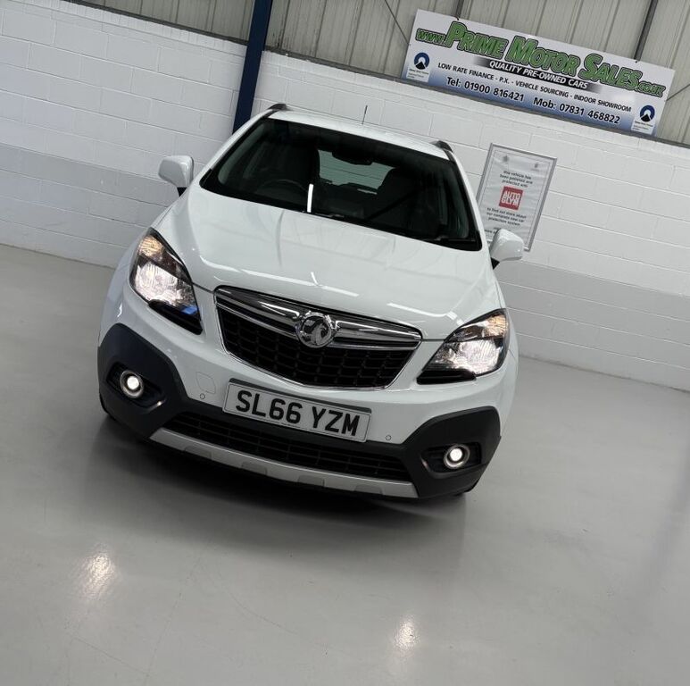Vauxhall Mokka 1.6I 115Bhp Tech Line Euro 6 Ulez Complian SL66YZM White #2