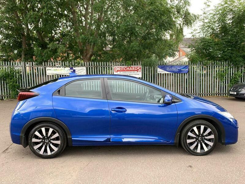 Honda Civic 1.8 I-vtec Se Plus Blue #4