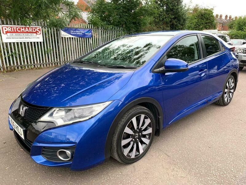 Honda Civic 1.8 I-vtec Se Plus Blue #6