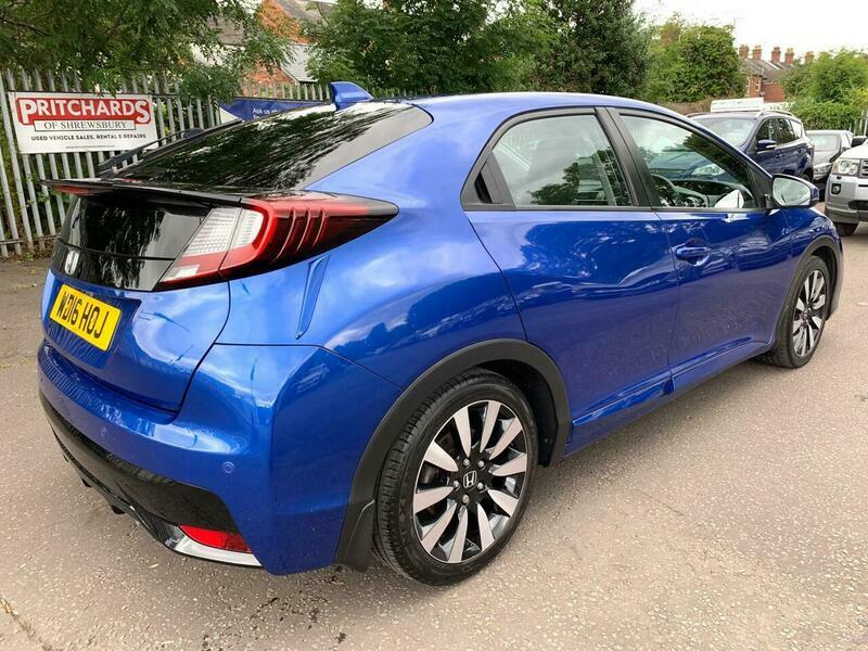 Honda Civic 1.8 I-vtec Se Plus Blue #3