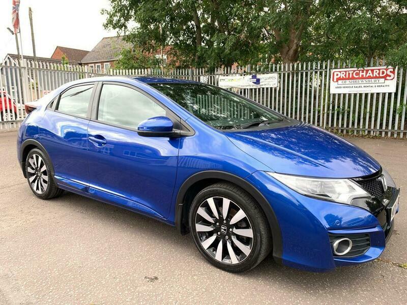 Honda Civic 1.8 I-vtec Se Plus Blue #5