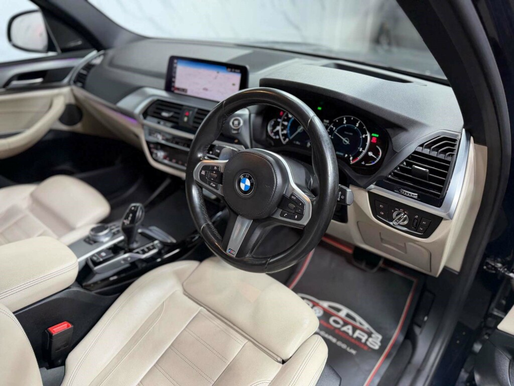 BMW X3 20D M Sport Xdrive Euro 6 Ss YJ19VKW Black #3