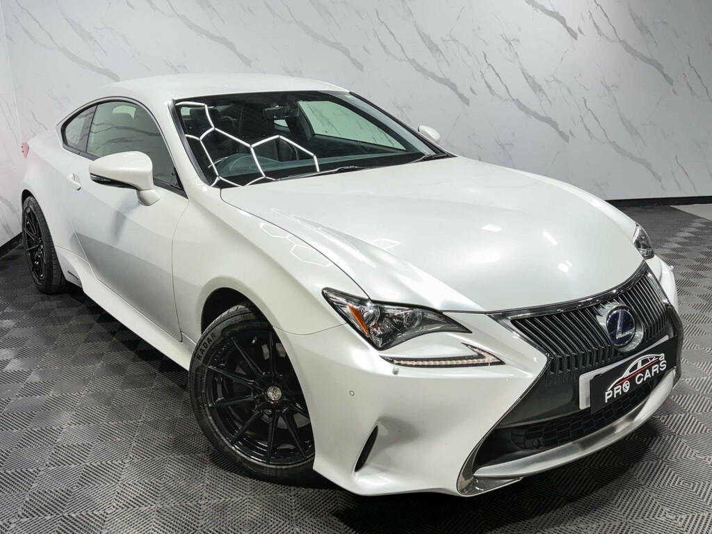 Lexus RC Luxury Coupe Hybrid Cvt Euro 6 Ss White #4