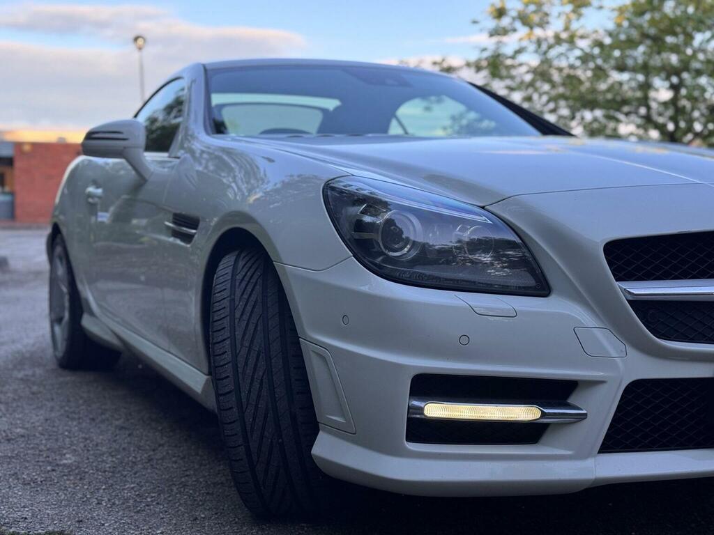Mercedes-Benz SLK 1.8 Slk200 Blueefficiency Amg Sport G-tronic Euro White #6
