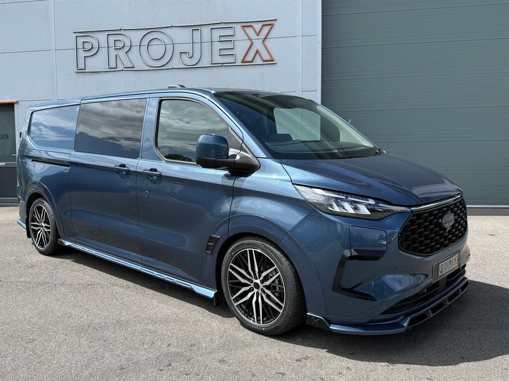 Ford Transit Custom 2.5 320 Duratec 11.8Kwh Limited Crew Van Petro Blue