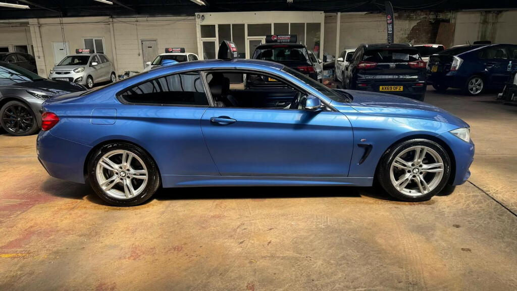 BMW 4 Series Gran Coupe 430D M Sport Coupe Blue #4