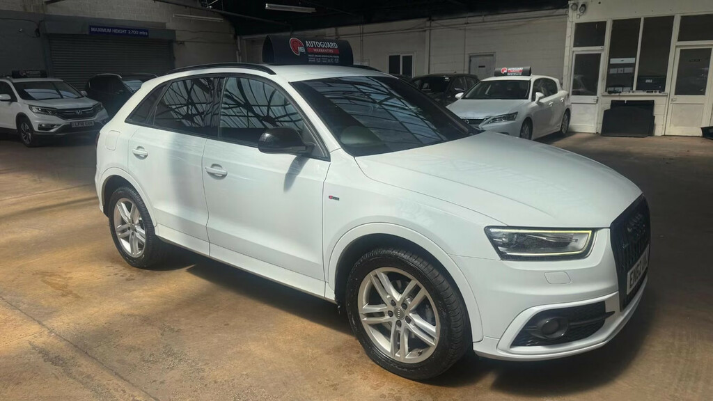 Audi Q3 2.0 Tdi 177 Quattro S Line S Tronic Estate D White