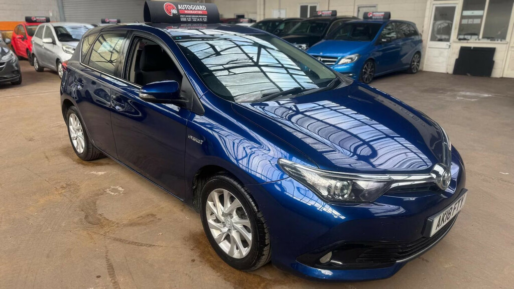 Toyota Auris 1.8 Vvt-h Icon Tech Cvt Euro 6 S S Hatchback Blue