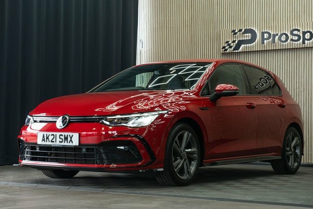 Volkswagen Golf 1.5 Etsi Mhev R-line Hatchback Hybrid D AK21SMX Red #5