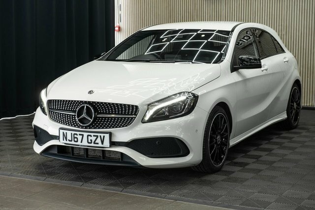 Mercedes-Benz A Class 1.5 A180d Amg Line Premium Hatchback NJ67GZV White #3