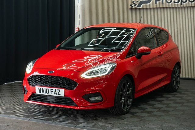 Ford Fiesta 1.0T Ecoboost St-line Hatchback CA67YOX Red #3