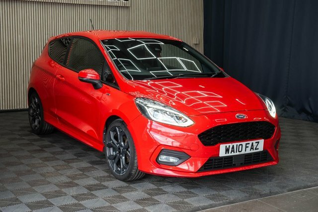 Ford Fiesta 1.0T Ecoboost St-line Hatchback CA67YOX Red #4