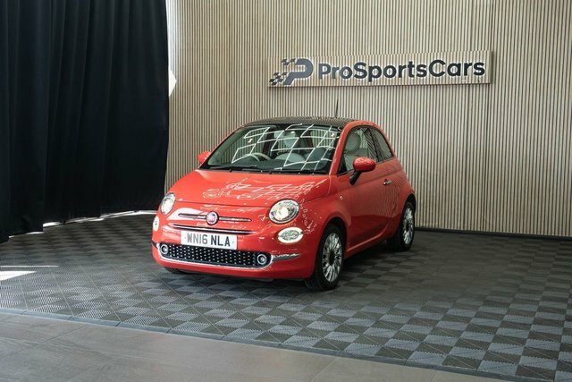 Fiat 500 1.2 Lounge Hatchback Euro 6 S S Pink #4