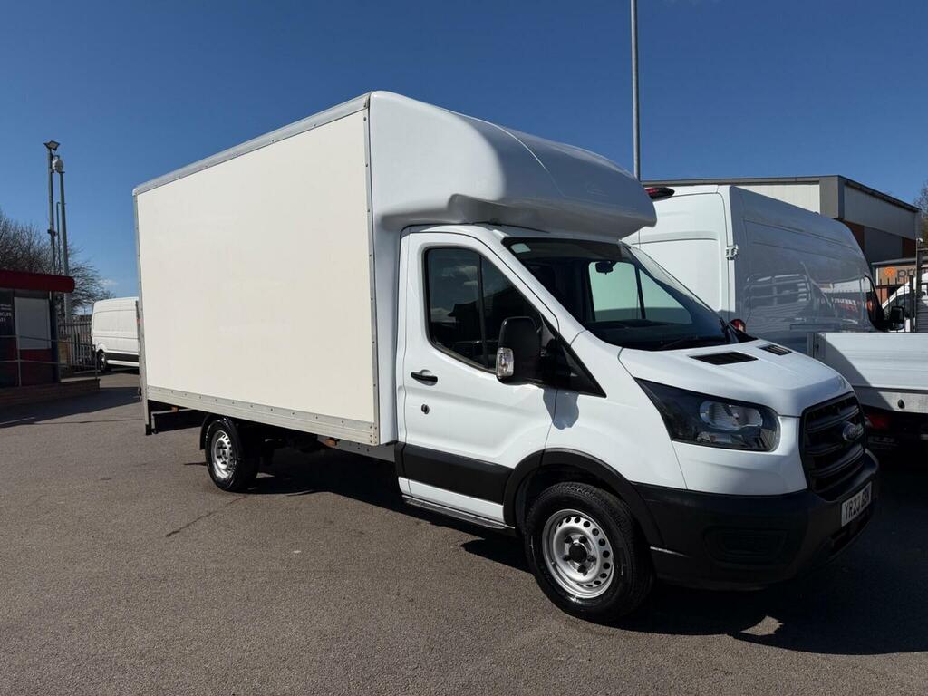 Ford Transit Custom Luton 2.0 350 Ecoblue Hd Leader Rwd L4 Euro 6 Ss YR23GZK White