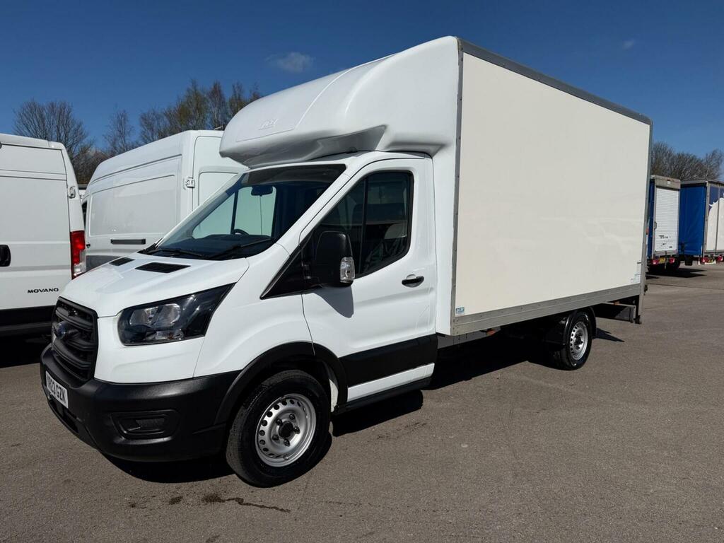 Ford Transit Custom Luton 2.0 350 Ecoblue Hd Leader Rwd L4 Euro 6 Ss YR23GZK White #3