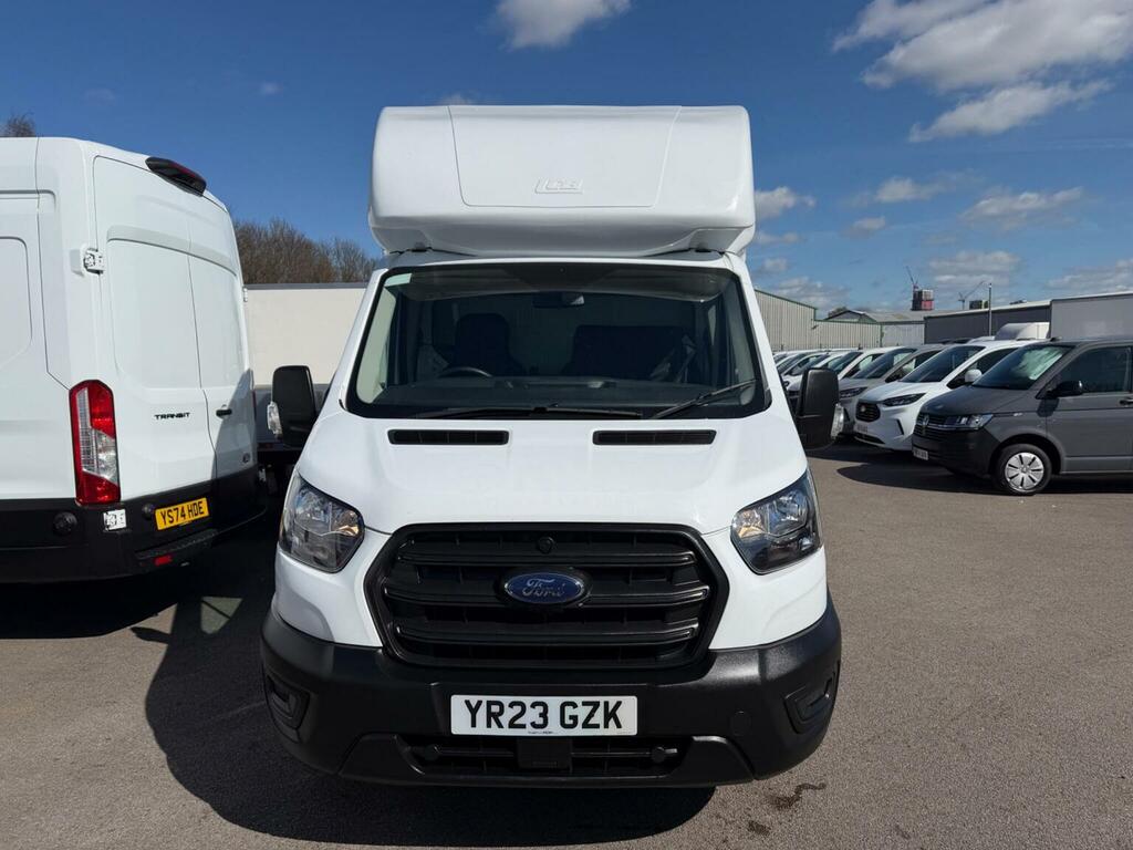 Ford Transit Custom Luton 2.0 350 Ecoblue Hd Leader Rwd L4 Euro 6 Ss YR23GZK White #2