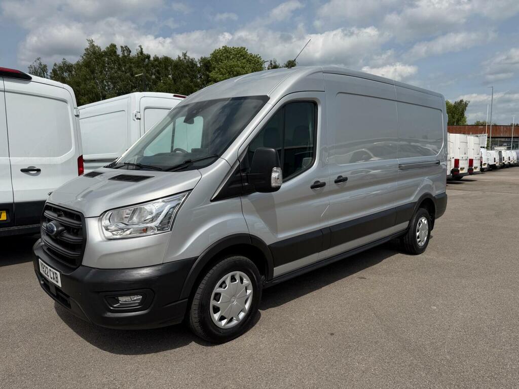 Ford Transit Custom Panel Van 2.0 350 Ecoblue Trend Fwd L3 H2 Euro 6 YR22CXB Silver #3