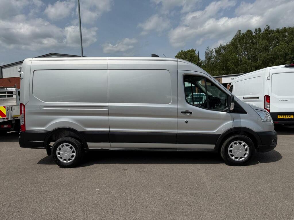 Ford Transit Custom Panel Van 2.0 350 Ecoblue Trend Fwd L3 H2 Euro 6 YR22CXB Silver #4