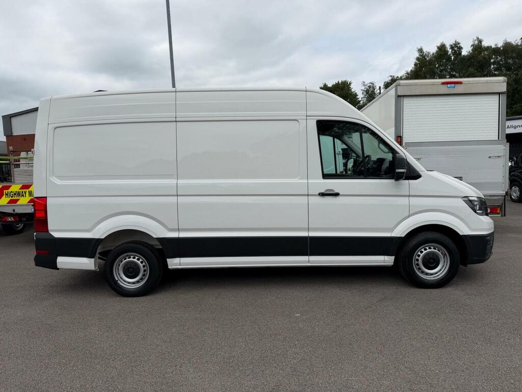Volkswagen Crafter 2.0 Tdi Cr35 Startline Fwd Mwb High Roof Euro 6 S White #4