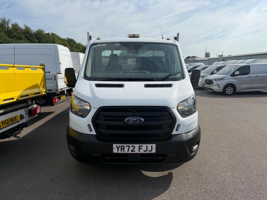 Ford Transit Custom Dropside 2.0 350 Ecoblue Hd Leader Rwd L4 Euro 6 YR72FJJ White #2