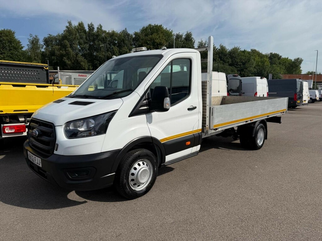 Ford Transit Custom Dropside 2.0 350 Ecoblue Hd Leader Rwd L4 Euro 6 YR72FJJ White #3