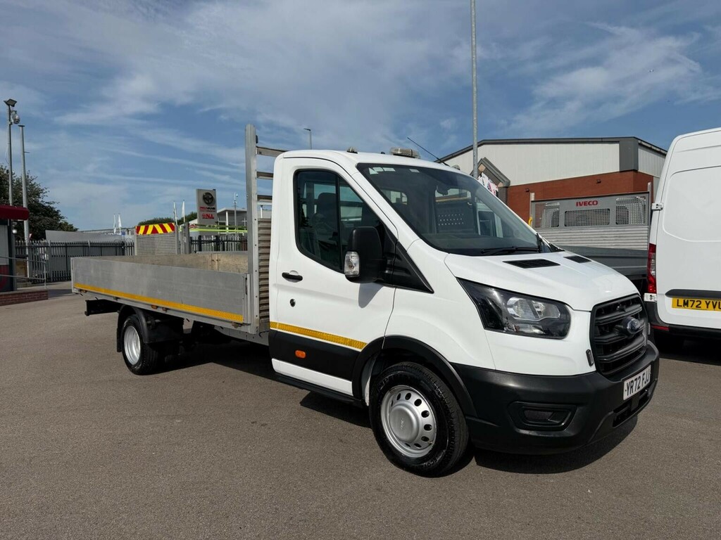 Ford Transit Custom Dropside 2.0 350 Ecoblue Hd Leader Rwd L4 Euro 6 White