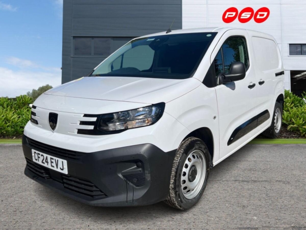 Peugeot Partner 1.5 Bluehdi 1000 Professional Standard Panel Van White #3