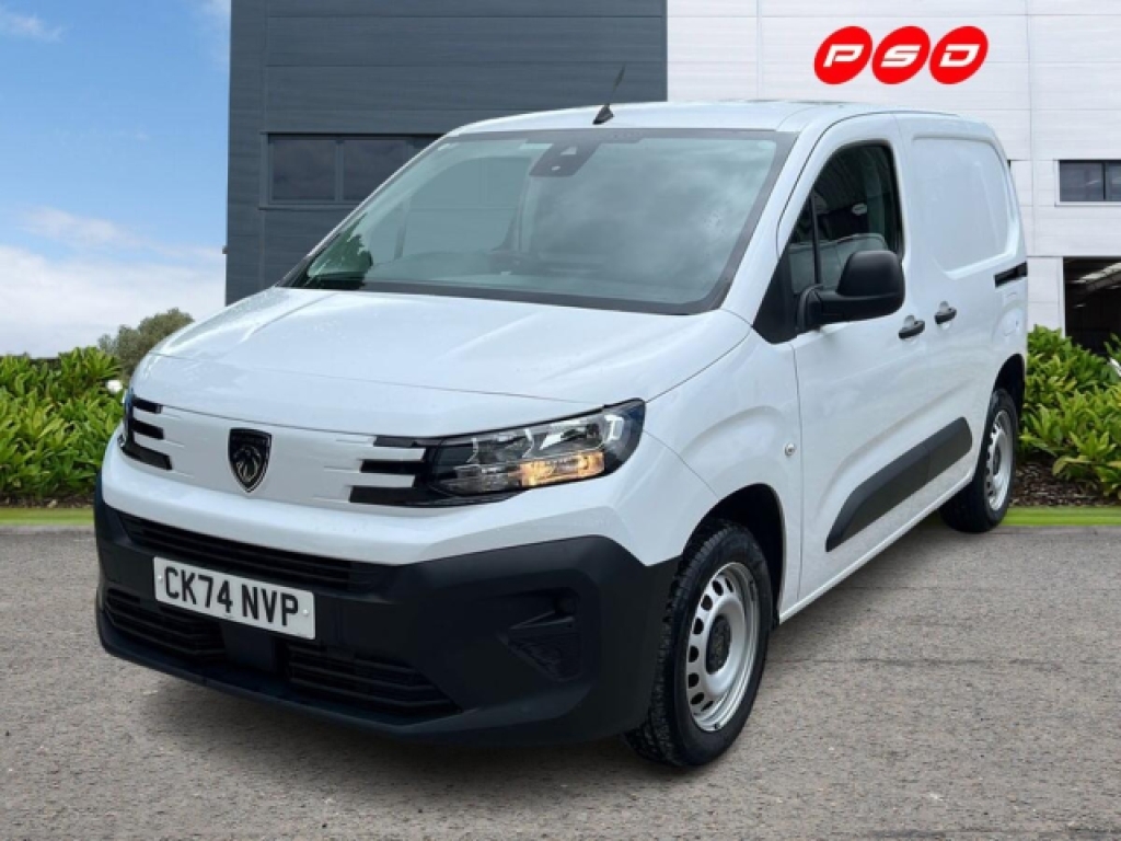 Peugeot Partner 1.5 Bluehdi 1000 Professional Standard Panel Van White #3