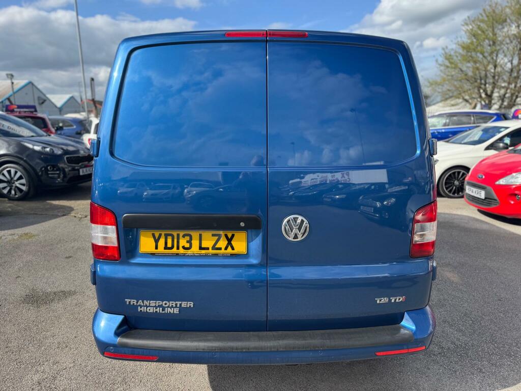 Volkswagen Transporter 2.0 Tdi T28 Highline Panel Van L YD13LZX Blue #6