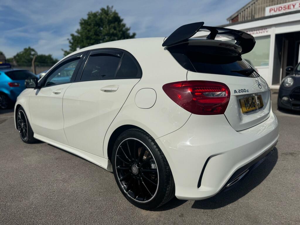 Mercedes-Benz A Class 2.1 A200d Amg Line Euro 6 Ss HK16UCX White #5