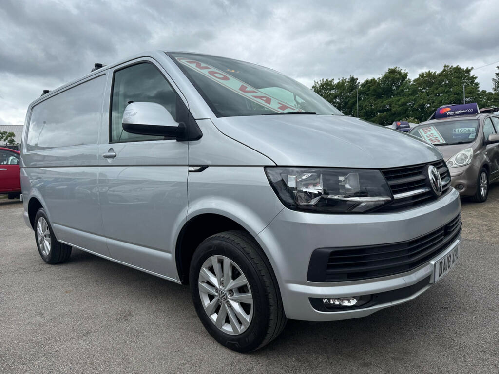 Volkswagen Transporter 2.0 Tdi T28 Bluemotion Tech Highline Fwd Swb Euro DA18XHL Silver #2