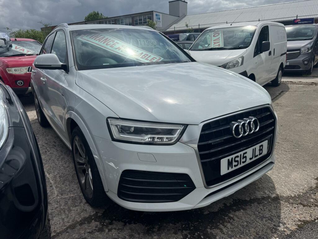 Audi Q3 2.0 Tdi S Line Plus Quattro Euro 6 Ss White