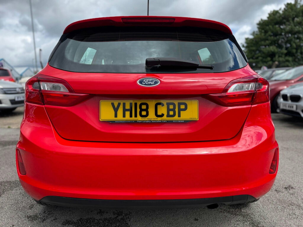 Ford Fiesta 1.1 Ti-vct Zetec Euro 6 Ss YH18CBP Red #6