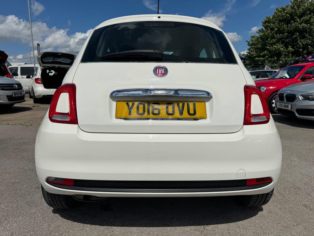 Fiat 500 1.2 Pop Euro 6 Ss White #6