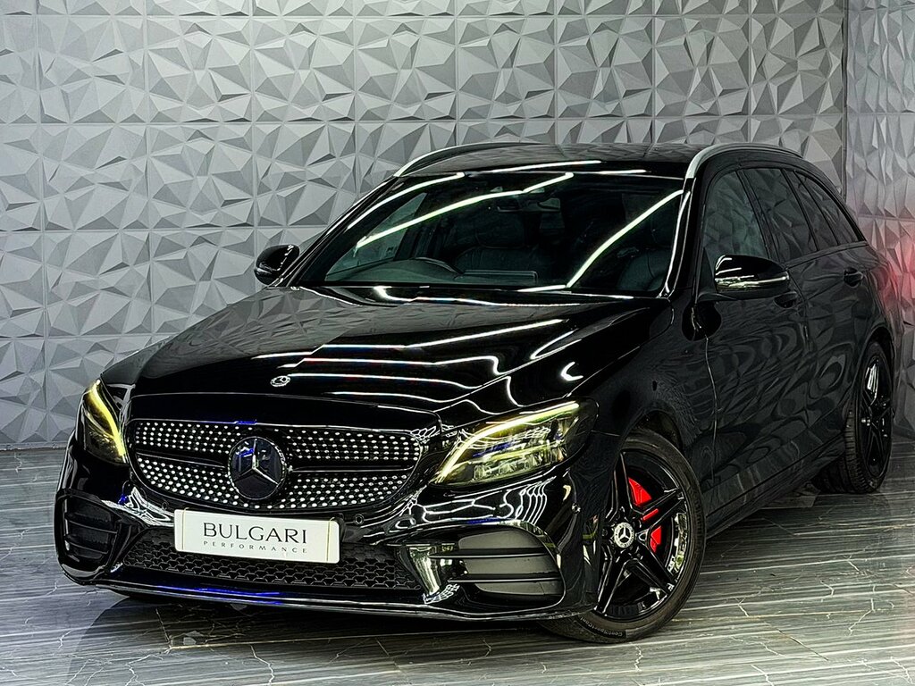 Mercedes-Benz C Class C220d Amg Line Great History Gearbox Serviced U KM69GVG Black #2