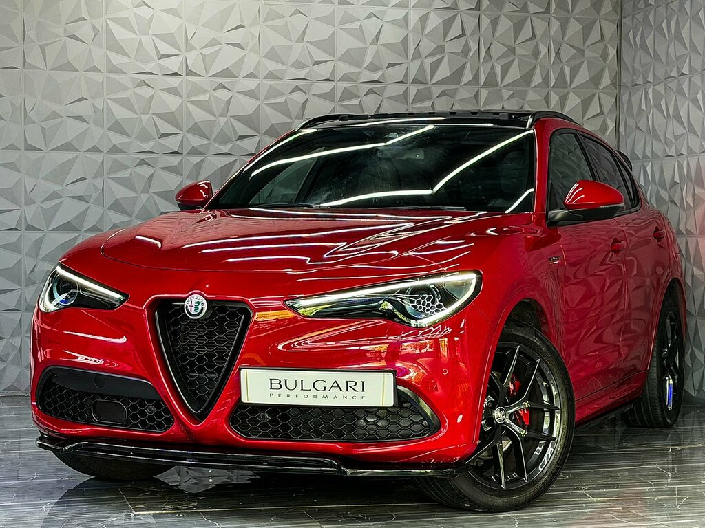 Alfa Romeo Stelvio T Veloce Huge Spec Full Alfa History U925 Ulez Red