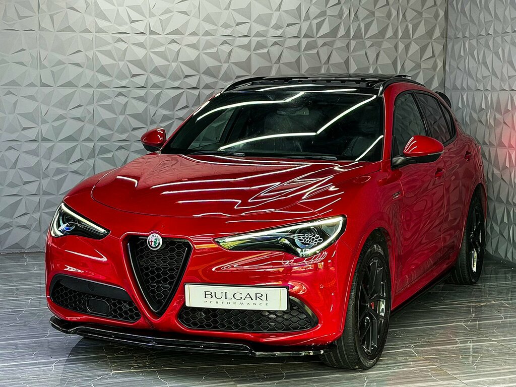 Alfa Romeo Stelvio T Veloce Huge Spec Full Alfa History U925 Ulez Red #4