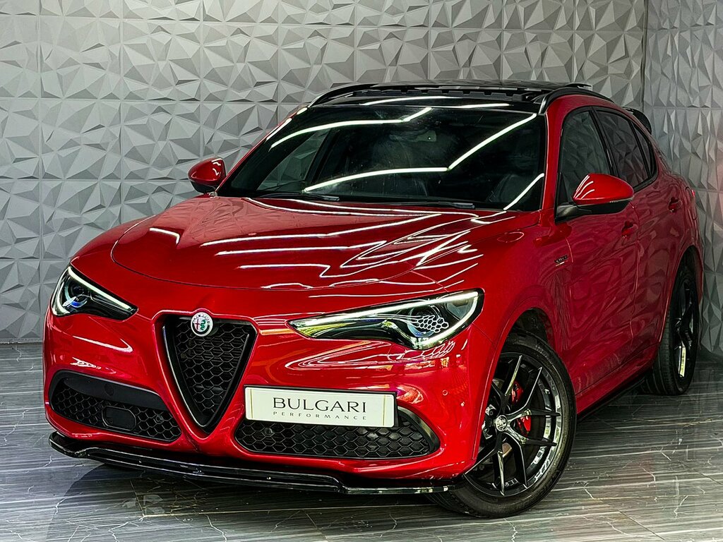 Alfa Romeo Stelvio T Veloce Huge Spec Full Alfa History U925 Ulez Red #3
