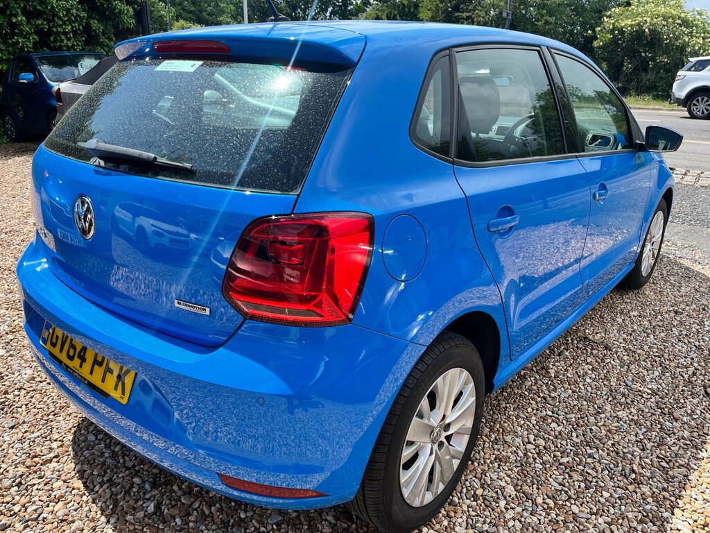 Volkswagen Polo 1.0 Bluemotion Tech Se Hatchback GV64PFK Blue #4