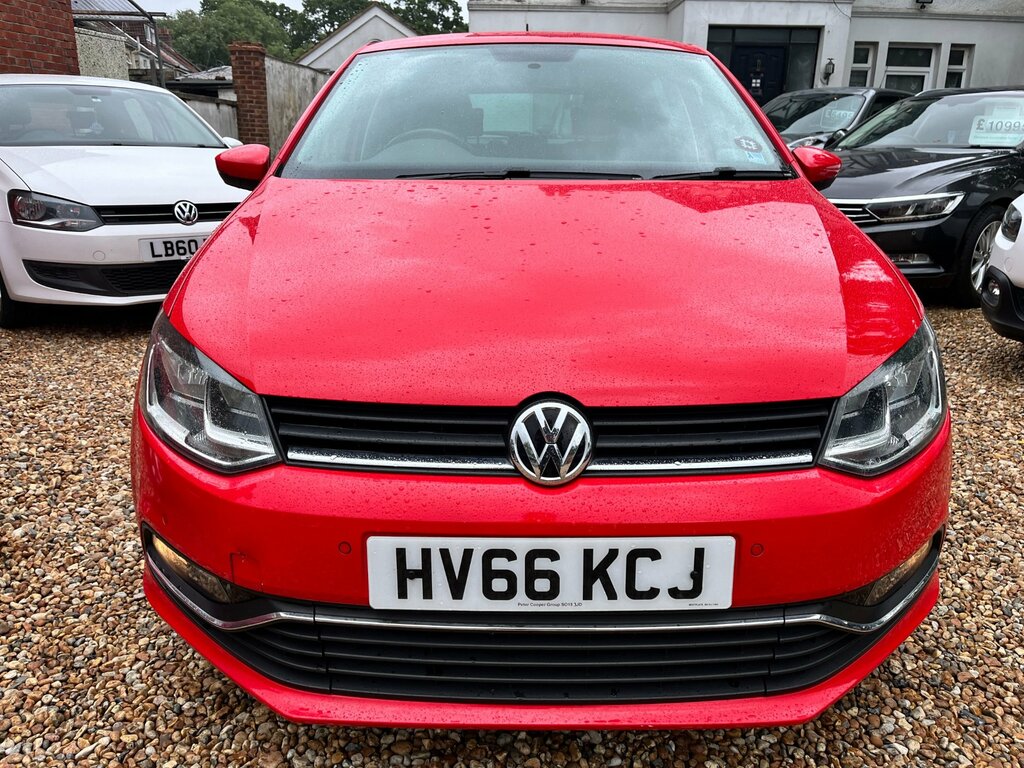 Volkswagen Polo 1.2 Tsi Bluemotion Tech Match Hatchback Red #2