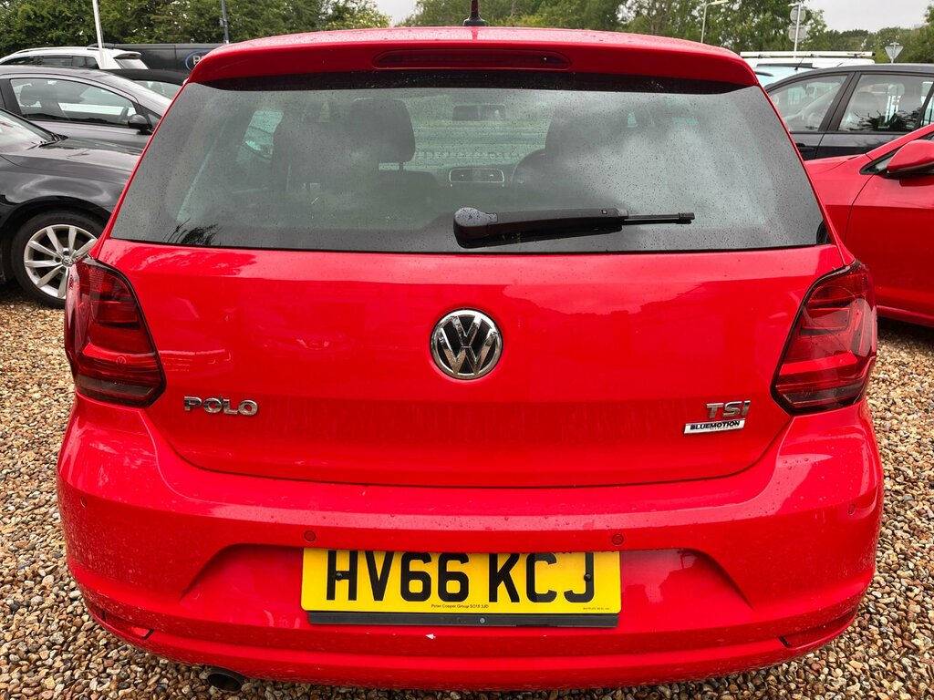 Volkswagen Polo 1.2 Tsi Bluemotion Tech Match Hatchback Red #5