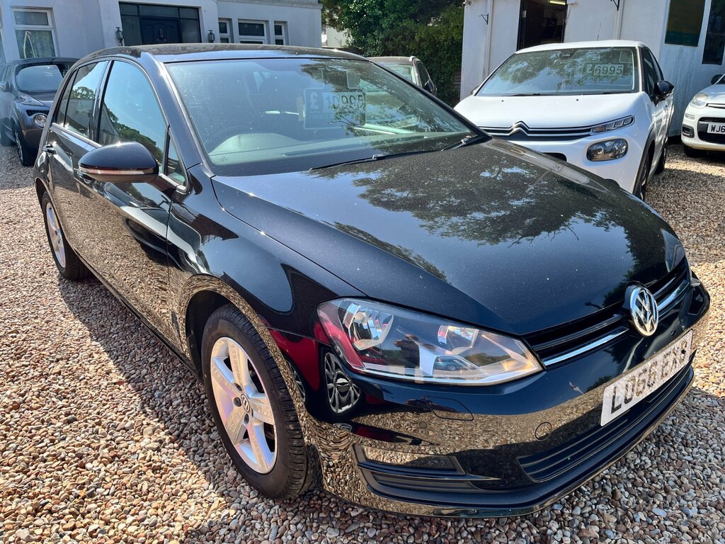 Volkswagen Golf 1.6 Tdi Bluemotion Tech Match Edition Hatchback Black #3