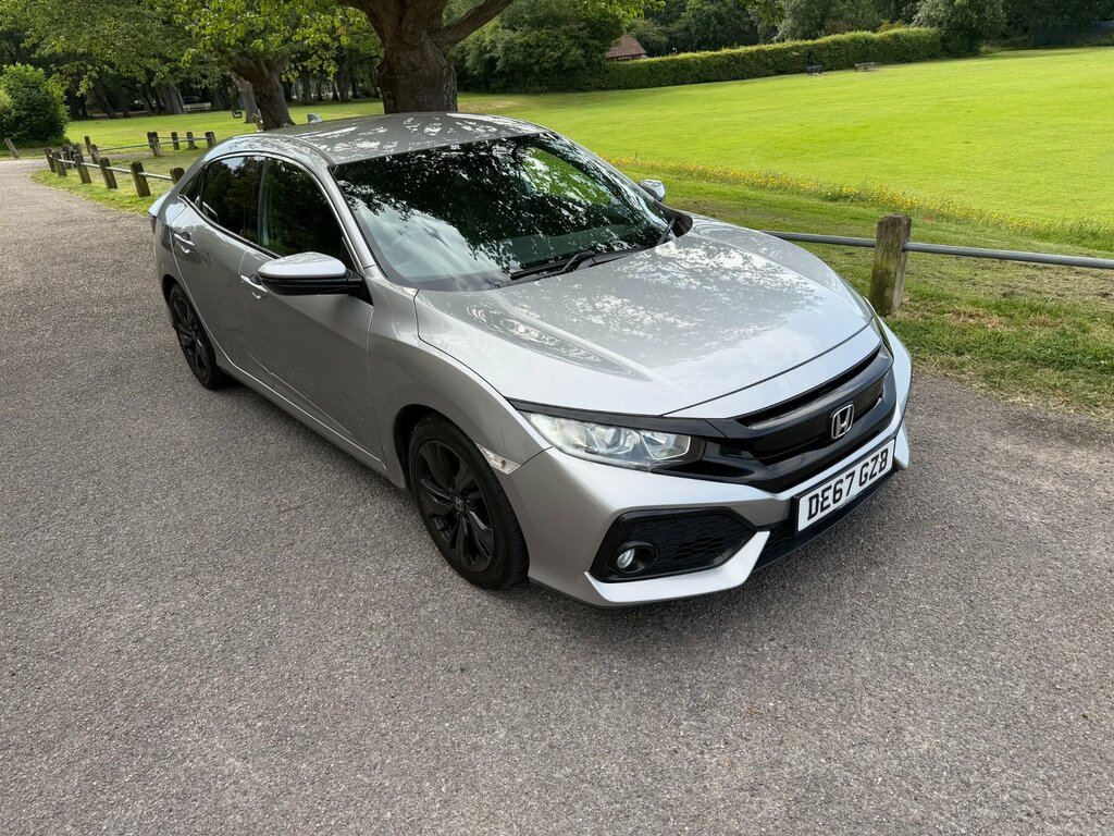 Honda Civic 1.0 Vtec Turbo Sr Hatchback Cvt Euro 6 DE67GZB Silver
